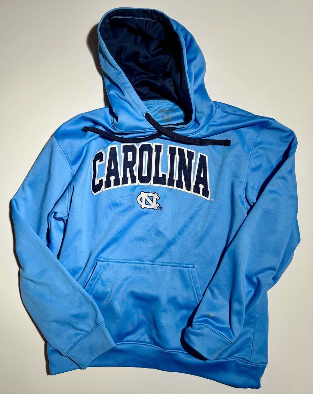 Champion University of North Carolina Hoodie Size M Carolina Blue